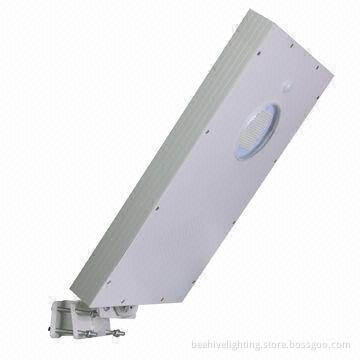 Solar Power LED Street Light, 12W Power, All-in-one Integrated, -30 to 70°C Working Temperature